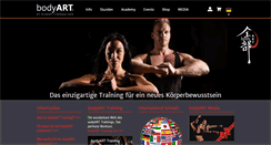 Desktop Screenshot of bodyart-training.com